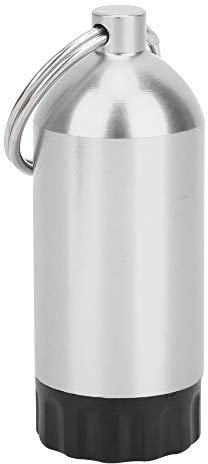 KIMISS Scuba O Ring Holder Scuba Viton O Ring Kit Buceo Cilindro Válvula Sellado Anillo O Anillos Mini Cilindro Botella de Almacenamiento O Mt02 (Plata) (Plata)