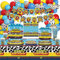 Decoracion para Fiesta de Cumpleaños con Tema de Cuentos, Incluye Bandera de Happy Birthday, Mantel, Platos de Papel, Servilletas, Globos para Fiesta de Cumpleaños de Niños y Niñas, para 20 invitados