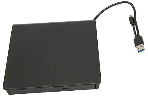 External DVD Drive Enclosure Kit, Type C USB 3.0 Plug and Play Slim Optical Drive Enclosure Kit for 9.5mm 9mm SATA CD DVD BD Writer Optical Disc (Type D)