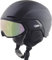 Alpina Alto QuattroVario Visier Skihelm (55-59 cm, 32 black matt (cobalt green))