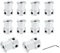 BZ 3D GT2 Riemenscheibe GT2 Pulley 20 Zähne 5mm Bohrung 10mm Breite Zahnriemenscheibe 20 Teeth 5mm Bore für Voron 2.4 für 3D-Drucker,CNC 9mm/10mm Breite GT2 Zahnriemen.(10 Stück)