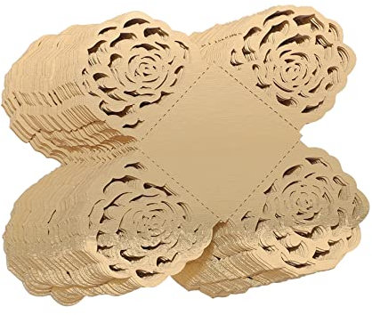 LIFKOME 100 Piezas Bandeja De Chocolate Forro De Trufa Vasos De Chupito De Chocolate Comestibles Envoltorios De Dulces Navideños para Jaula Papel Novio Rollo De Pastel