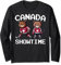 Kanada Cute Bear Eishockey Trikot - Kanada Hockey Team Langarmshirt