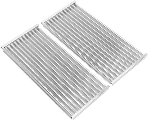 WEBROIL Grill-Emitterplatte für CharBroil Performance TRU-Infrarot/Amplifire 2 Brenner 463672216 463655621 463672416, Grillrost-Ersatz für Charbroil G327-1100-W1, 2 Stück, Edelstahl
