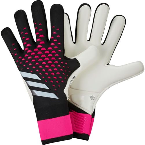 GJPWAKWM Guanti da portiere da calcio, da allenamento e da portiere, con presa forte, antiscivolo e traspiranti, per adulti e bambini (colore rosso rosa, 6)