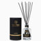Luxus Raumduft-Set Venteri Grey 200ml - VENTERI Premium Room Fragrance: Holzig-Zitrischer Duft | Made in Germany | Eleganter Glasdiffusor und 8 Stäbchen | Langlebiger natürlicher Raumduft ohne Chemi