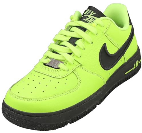 NIKE Damen W AIR Force 1 Dance Sneaker, Volt Black Gunmetal, 39 EU