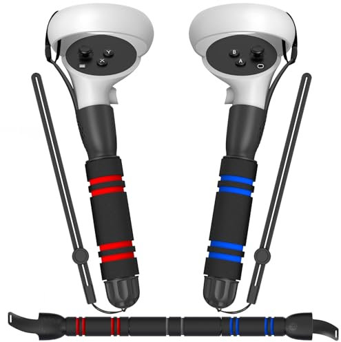 YOGES Accessori per maniglie compatibili con accessori per controller Oculus Quest 2, VR Gorilla Tag Long Arms Dual Extension Grips compatibili con Meta Quest 2 per Beat Saber Supernatural Altri