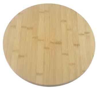 Pizzateller 33cm Holz (2er-3er-4er Set) - Platzteller, Pizzabrett Mit Griff, Groß, Rund, Servierteller, Schneiderbrett, Pizzaservierbrett (Kuchenplatte)