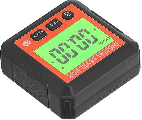 Transportador Digital, Inclinómetro ABS Compacto, Magnético para Comunicación (Naranja)