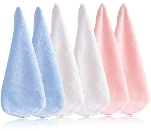 6 Serviettes de bain pour bébé, petit carré, serviette absorbante super douce pour nouveau-né, 25 x 25 cm
