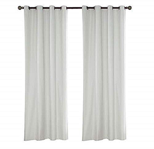 Lot de 4 rideaux d'extérieur imperméables pour porche, pergola, cabane, terrasse couverte (137 x 275 cm)