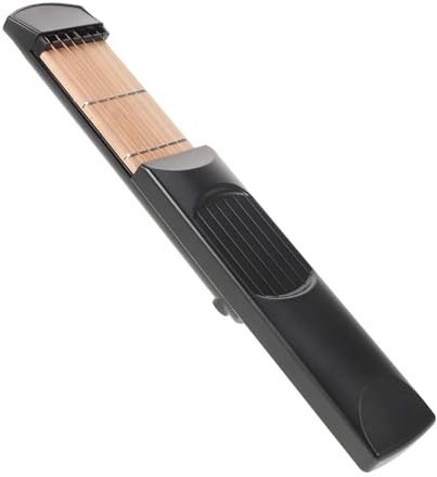 SWOOMEY Taschengitarre zum Üben von Musikinstrumenten mit Griffbrett Gitarre Praktischer Fingertrainer aus Kunststoff für Anfänger