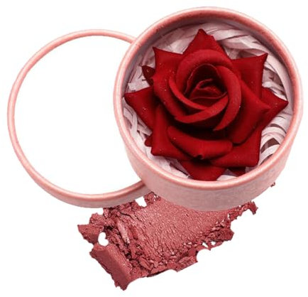 xowwyue Rose Blush,Fard à Joues Haute Pigmentation - Effet 3D Pétale de Rose Léger pour Femmes et Filles Soirées et Événements