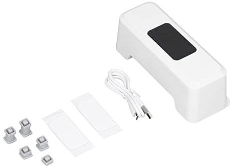 Less Flushing Smart Toilet Upgrade Accessory Infrared Sensor Automatic Flusher 0.25S Ultra Fast Response USB Charging Easy Installation Suitable for Home and Office Toilets (Weiß)