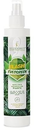 FluidoPet Flash Evergreen Spray Naturale per Piante Domestiche – Protezione e Cura Fogliare con Neem, Propoli e Tea Tree – Ideale per Ambienti con Cani e Gatti