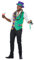 California Costumes Herren Mardi Gras Weste Kit Man Kostüme in Erwachsenengröße, Mehrfarbig/Meereswellen (Ocean Tides), L-XL