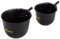 Sensas SET OF BAITING CUPS X2 STILL FISHING BAITING MATERIAL (One Size, Black)