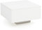 FineBuy Design Couchtisch 60 x 60 cm Quadratisch - Holz Weiß, Wohnzimmertisch, Cube Beistelltisch