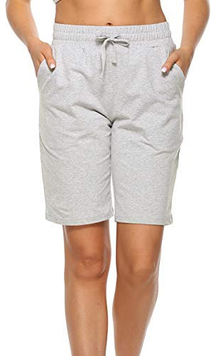 MOCOLY Damen Cargo Wander Shorts Sommer Leicht Wandershorts Schnell Trocknend Kurz Wanderhose Outdoorhose Atmungsaktiv Outdoor Shorts für Trekking Reisen Golf Camping Sport