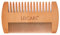 Leicare Hochwertiger Bartkamm aus Holz, Beard Comb Wood mit groben und feinen Zähnen, perfekte Geschenkidee für Herren mit Bart