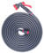 Steuber Flexibler Gartenschlauch Platinum GREY mit 8 Sprühkopf-Funktionen, 16,5m, TÜV Süd Siegel, mit Innen- & Außenadapter