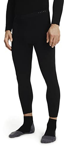FALKE Herren Baselayer-Hose Maximum Warm Long M Ti Funktionsmaterial schnelltrocknend 1 Stück, Schwarz Black 3000, XXL