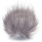 Wohnkult 15-17 cm Kunstfell Bommel mit Druckknopf Pelzbommel Pompon für Mützen Anhänger Dekoration | 26 Auswahl (Puderrosa)