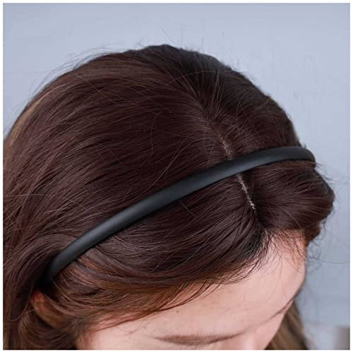 Yheakne Serre-tête Vintage Avec Cerceau Serre-tête En Résine Noir Serre-tête En Plastique Avec Cerceau Serre-tête Décoratif Accessoires De Cheveux Pour Femmes Et Filles (noir)