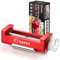 Saker Honing Guide Tool Upgraded - Off-Center Sharpening Holder for Short Woodworking-Chisels and Planes Width 0.2-2.55 inches,RED