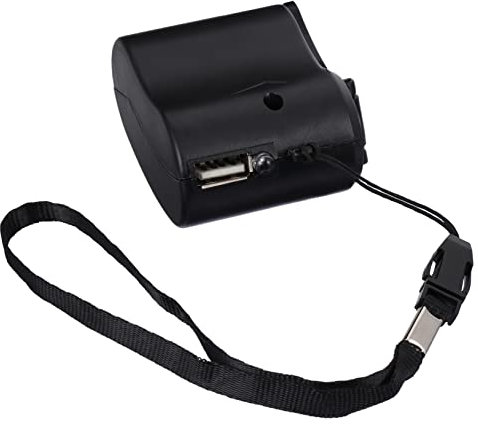 GANAZONO 1stk Handgenerator Handy-ladegerät Für Den Außenbereich Usb Ladegenerator Camping-generator Notfallgenerator Stromgenerator Mit Handkurbel Reisen Werkzeug Aufladen Kunststoffschale