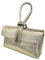 LeahWard Women's Leather Clutch Bag With Loop Handle (Gold)