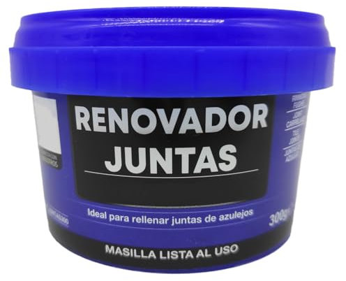 Tradineur - Rinnovatore per piastrelle, stucco per piastrelle, riempimento, muratura, pronto all'uso, prodotto in Spagna (300 g)
