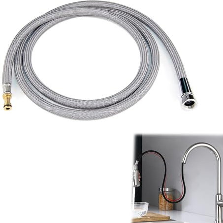 Estrarre Rubinetto Doccia Tubo di Nylon Treccia PVC Flessibile Rubinetto Tubo di Ricambio per Cucina Bagno