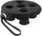 Floating Pool Cup Holder, Hole Floating Drink Tray, Hot Tub Party Decorations, 15.35 X 15.35 X 5.31inch for Pool, Beach, Spa, Material: Foam+cloth Black