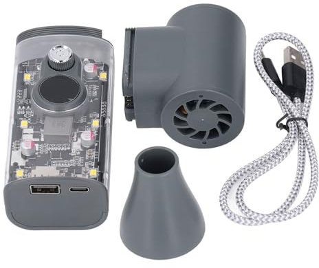 Air à air électrique 100000rpm 10W Bloreur sec de blindage à jet de bail de bureau portable avec lumière LED pour le nettoyage du clavier de voiture en matériaux plastiques