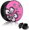 Treuheld Picture Plug - Gewinde - Hibiskus 10 mm