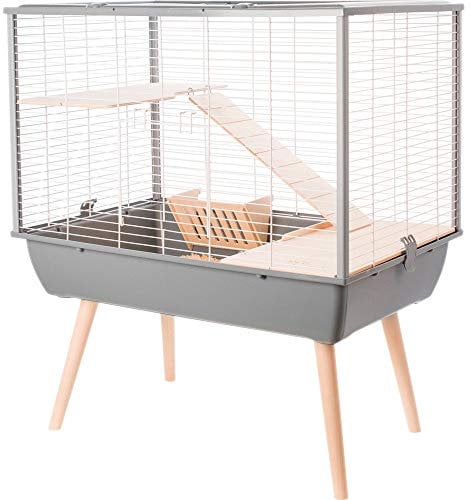 Zolux Cage Neo Muki Grand Rongeur L 77.5 X P 47.5 X H 87.5 Cm Grise