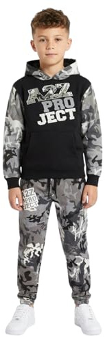 A2Z 4 Kids Boys Girls Green Camo Tracksuit Zipped Hoodie Ages 5-13 Years UK | Green Camouflage Zip Hoodie Joggers Set for Sports Casual Wear Ages 5-13 UK