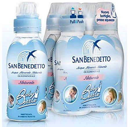 San Benedetto Baby Squeezable Acqua Minerale Naturale Italiana 3x4 Confezione 12x 250ml
