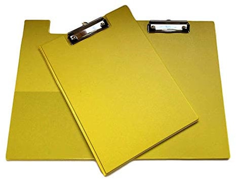 Janrax Klemmbrett, A4, Gelb