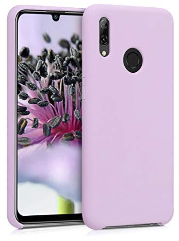 kwmobile Cover per Huawei P Smart (2019) Custodia - Back Case per Smartphone in Silicone TPU - Protezione Gommata - malva pastello