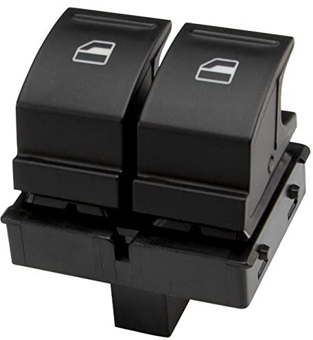 ZEALfix botonera elevalunas Interruptor de Botón de Ventana eléctrica 1K3959857 para Golf Mk5 Caddy Passat Je-tta