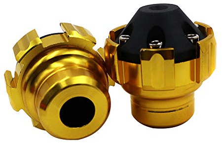 Motorcycle Modified Anti-drop Cup, Aluminum Alloy Front Fork Motorbike Wheel Frame Sliders Protection Wheel Crash Protector Motorcycle Modification Parts