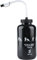 Bouteille d'eau de sport Gourde de 1 litre avec paille pour entraînement de boxe, sport, boxe, cyclisme, football (noir)
