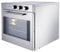 METRO Professional Horno de convección GCO2001, 2800 W, 4 tipos de cocción, rango de temperatura 50-300ºC, temporizador, 2 rejillas y 2 bandejas incluidas, plateado