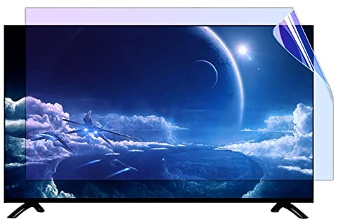 JANEFLY 32-75 Inch Monitor Anti Glare Screen, Anti Blue Light Filter for Tv Screen Anti-Glare, Matte Gloss Finish Anti-Scratch / 75in 1645x930mm