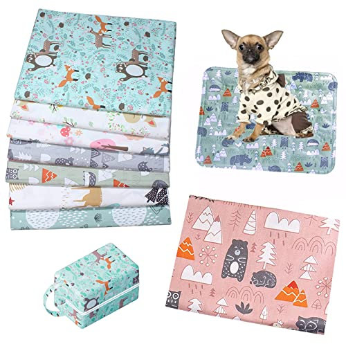 8 Stück Baumwollstoff Patchwork Stoffe Paket Meterware Stoffe 100% Baumwolle Stoff Cartoons Gedruckt Craft Stoffe für Handwerken Nähen DIY Stoffstücke Alle Arten von Kleinen Handgemachten 50 x 40cm