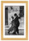 Stallmann Design Bilderrahmen mit Passepartout 60x90 cm (Bild 42x59,4) | Farbe: Gold Metall | 30 mm starke Rahmenleiste
