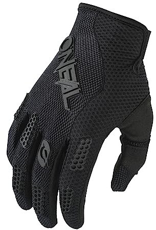 O'NEAL | Fahrrad- & Motocross-Handschuhe | MX MTB FR Downhill | Passform, Luftdurchlässiges Material | Element Glove RACEWEAR V.24 | Erwachsene | Schwarz | Größe M